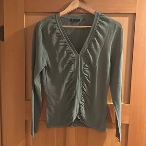 BCBGMaxAzria Rouxed Front Sweater